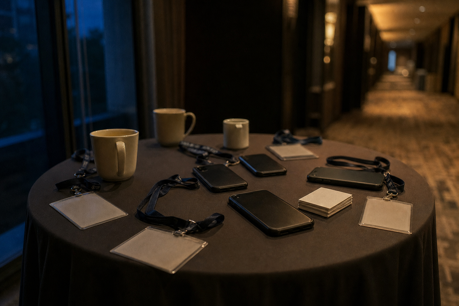 Five people from your company went to the conference. Nobody followed up.